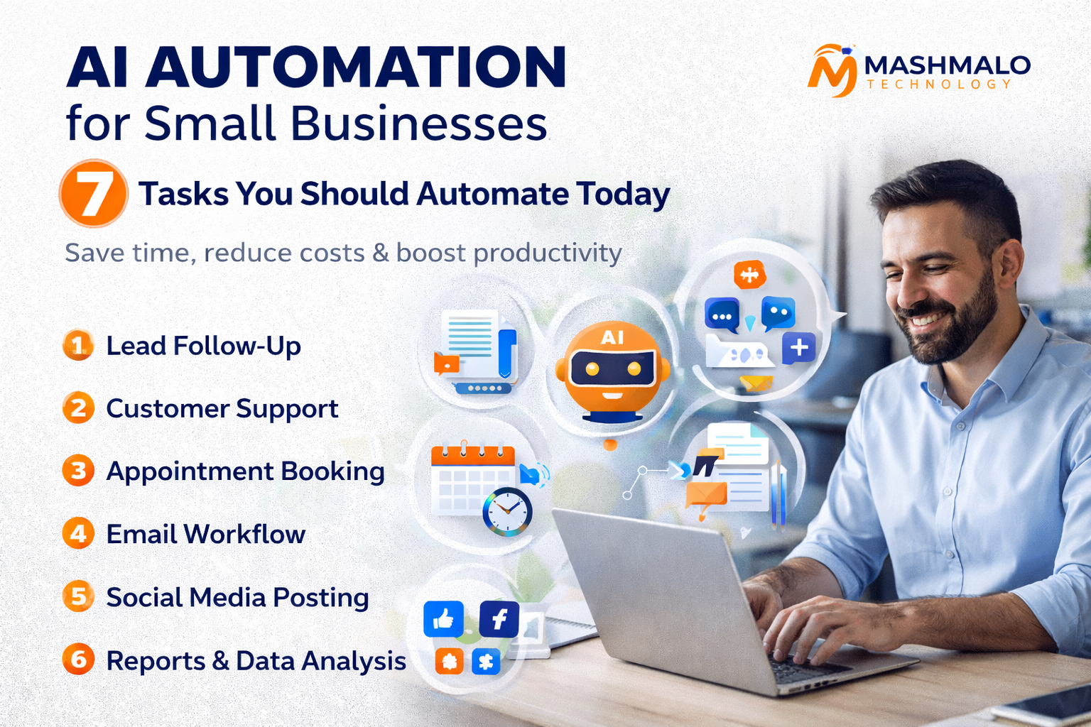 AI Automation for Small Businesses: 7 Tasks You Should Automate Today