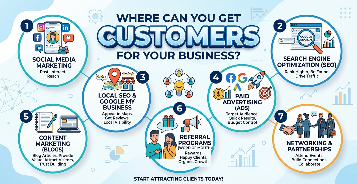 Where Can You Get Customers for Your Business in 2026? A Practical Guide for Business Owners