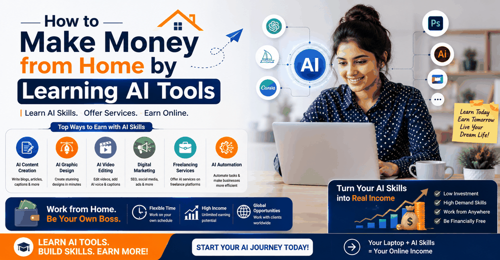 How to Make Money from Home by Learning AI Tools
