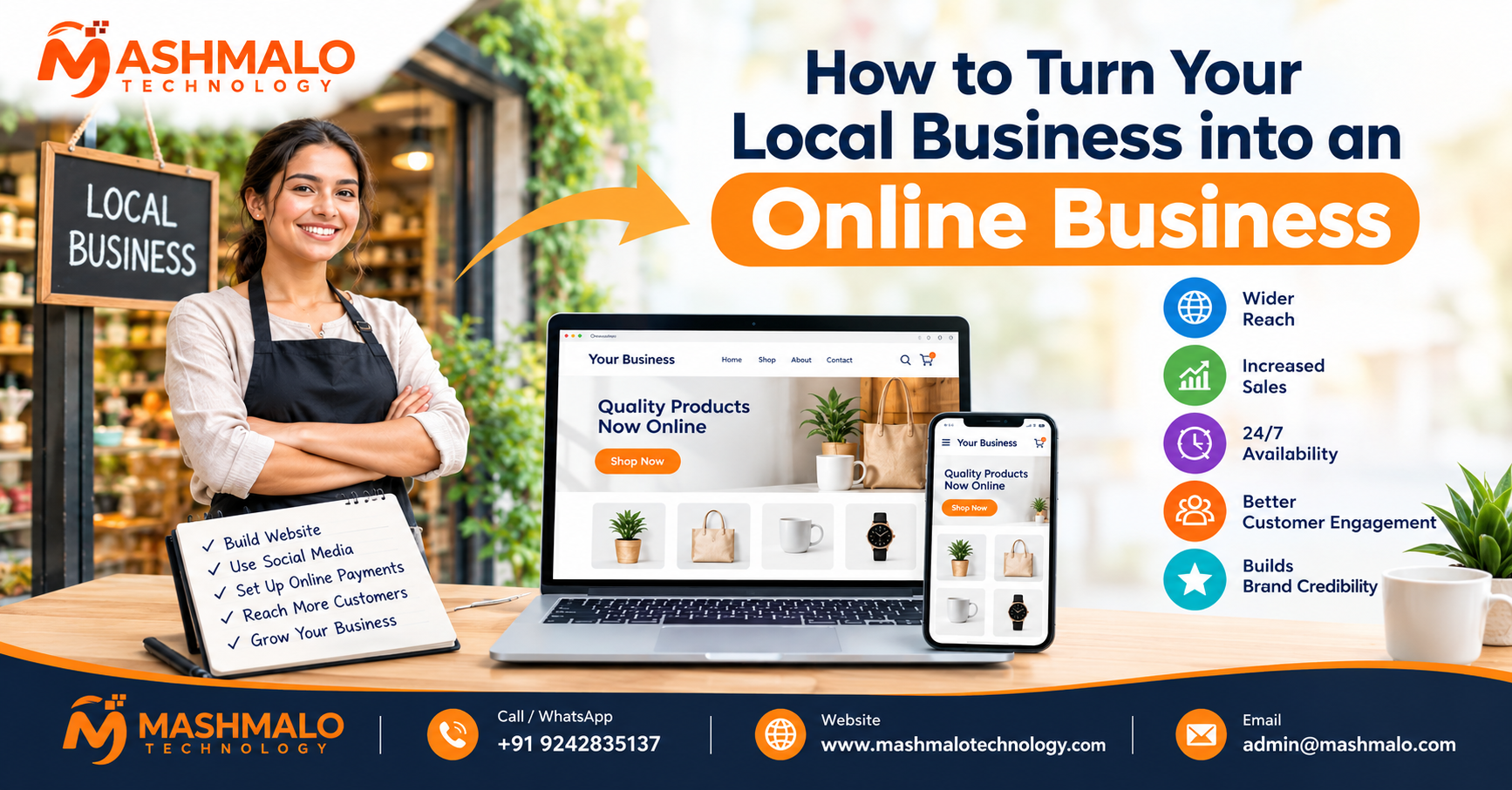 How to Turn Your Local Business into an Online Business