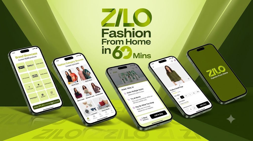 ZILO – 60-Minute Fashion Delivery Mobile App Development